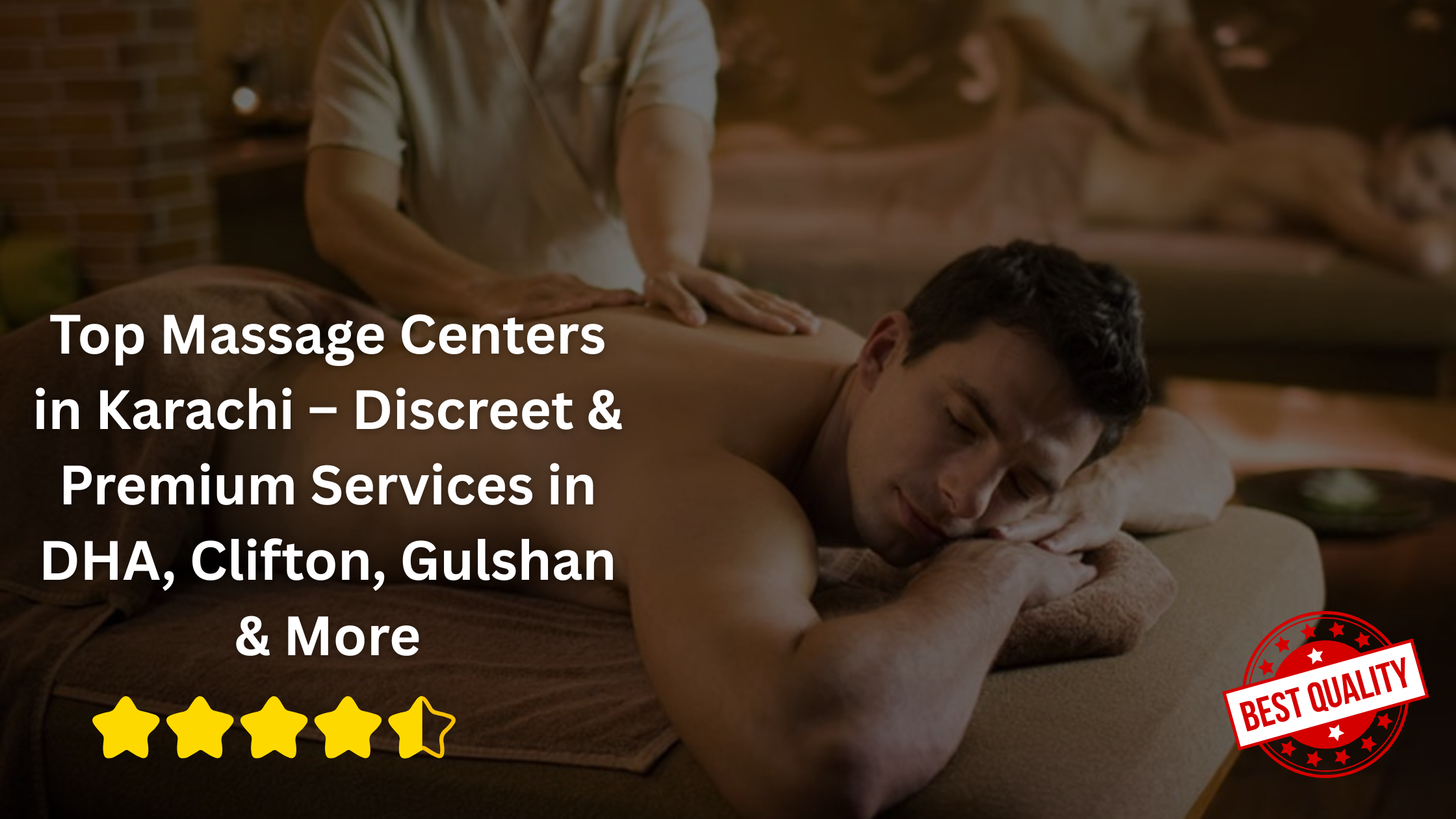 Read more about the article Top Massage Centers in Karachi – Discreet & Premium Services in DHA, Clifton, Gulshan & More